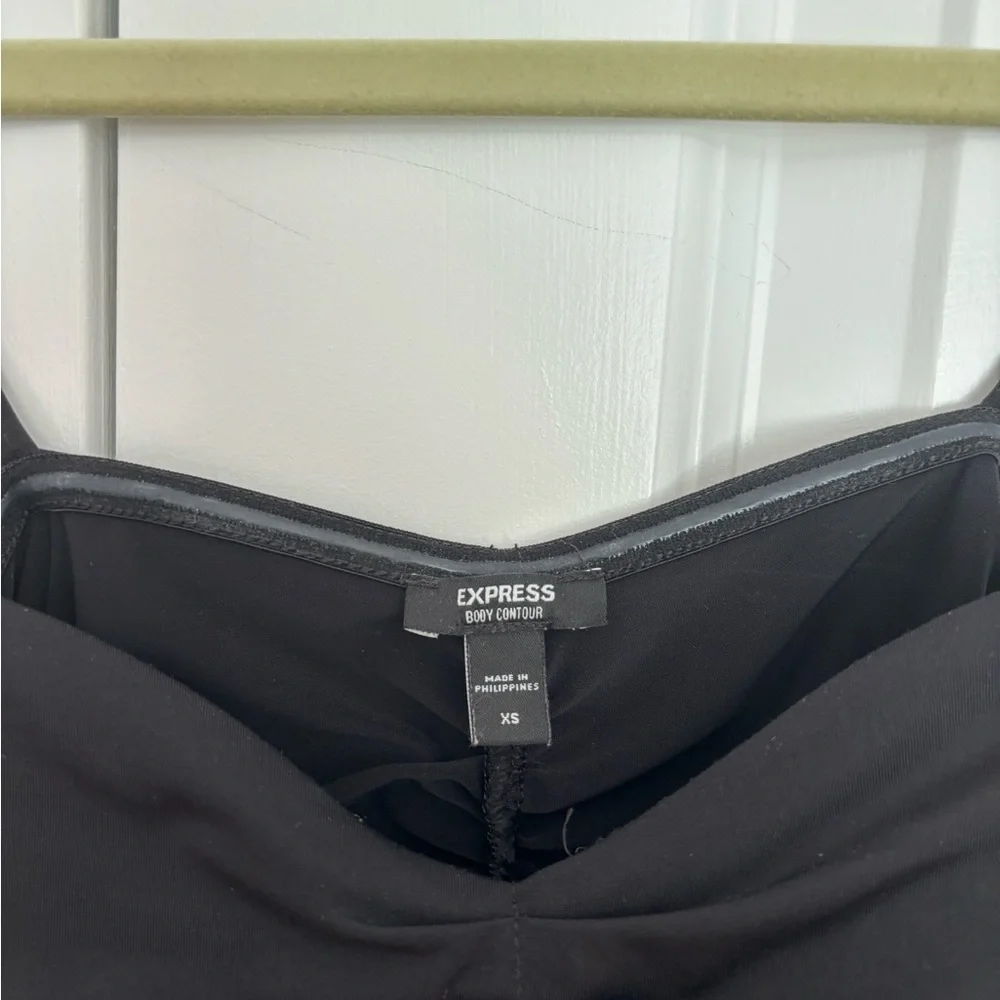 Express Black Body Contour Swimsuit - Picture 4 of 5